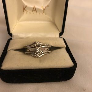 Kay jewelers engagement ring and sleeve band